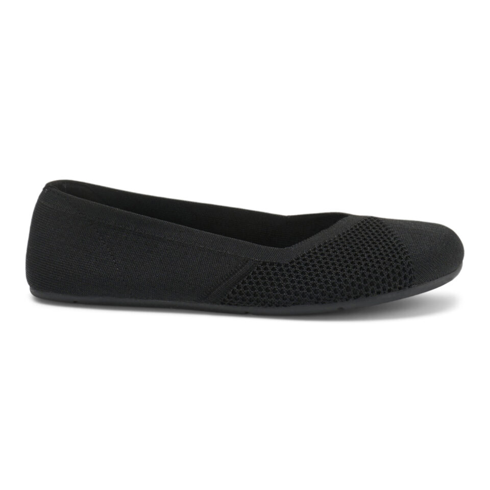 Balerini Barefoot, Xero, Phoenix Knit - Casual Flat, Black, W