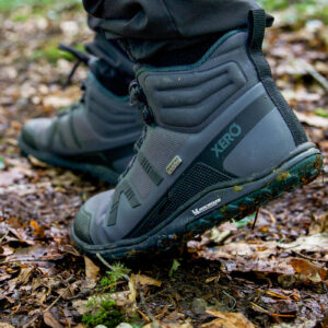 Ghete Barefoot Damă Impermeabile, Xero, Scrambler Mid II WP – Ultralight, Hiking Boot, Asphalt / Sea Moss, W