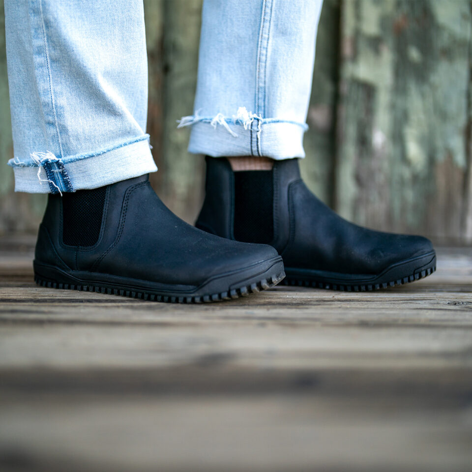 Ghete Barefoot Damă, Xero, Ridgeway Chelsea – Rugged and Fashionable, Black, W