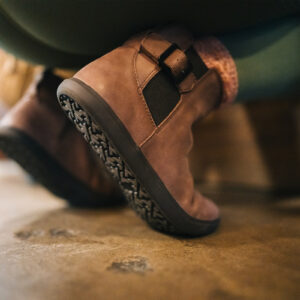 Ghete Barefoot Damă, Xero, Tari II – Leather Chelsea Boot, Cappuccino, W