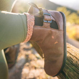 Ghete Barefoot Damă, Xero, Tari II – Leather Chelsea Boot, Cappuccino, W