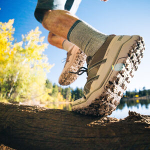 Încălțăminte Barefoot Impermeabilă, Xero, Scrambler Trail Low WP – Hiking Shoe, Morel / Pure Cashmere, M