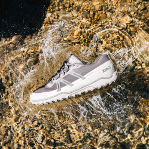 Încălțăminte Barefoot Impermeabilă, Xero, Scrambler Trail Low WP – Hiking Shoe, Morel / Pure Cashmere, M