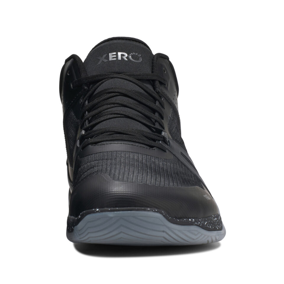 Încălțări Sport Barefoot Bărbați, Xero, X1 Mid - Basketball Shoe, Black, M