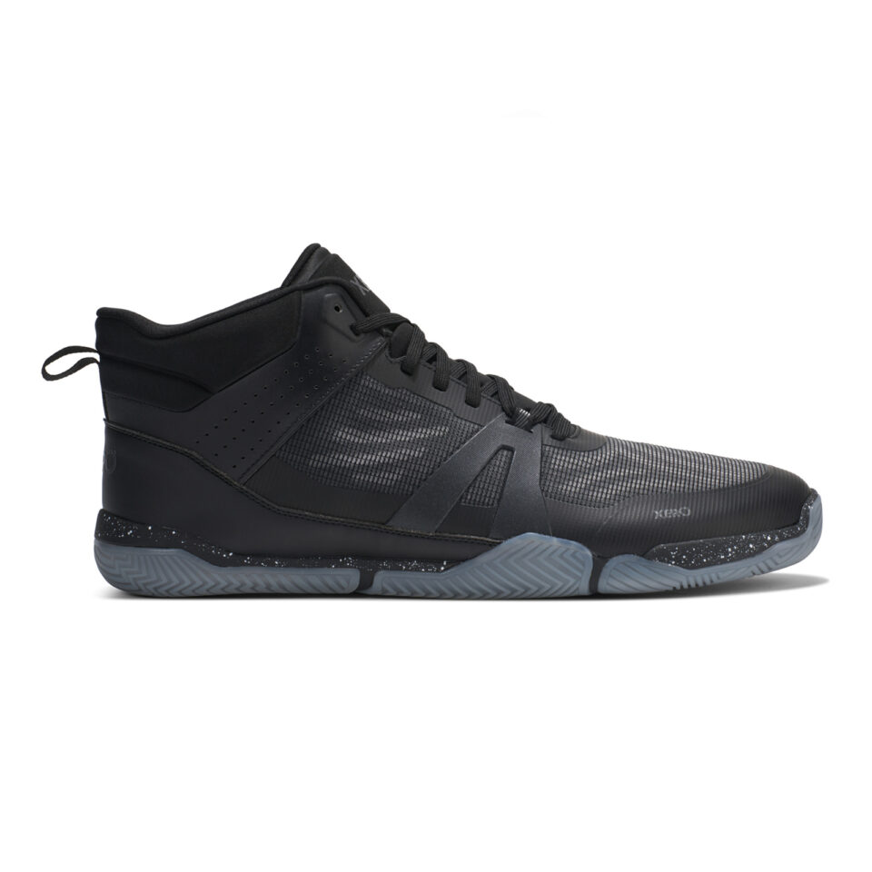 Încălțări Sport Barefoot Bărbați, Xero, X1 Mid - Basketball Shoe, Black, M