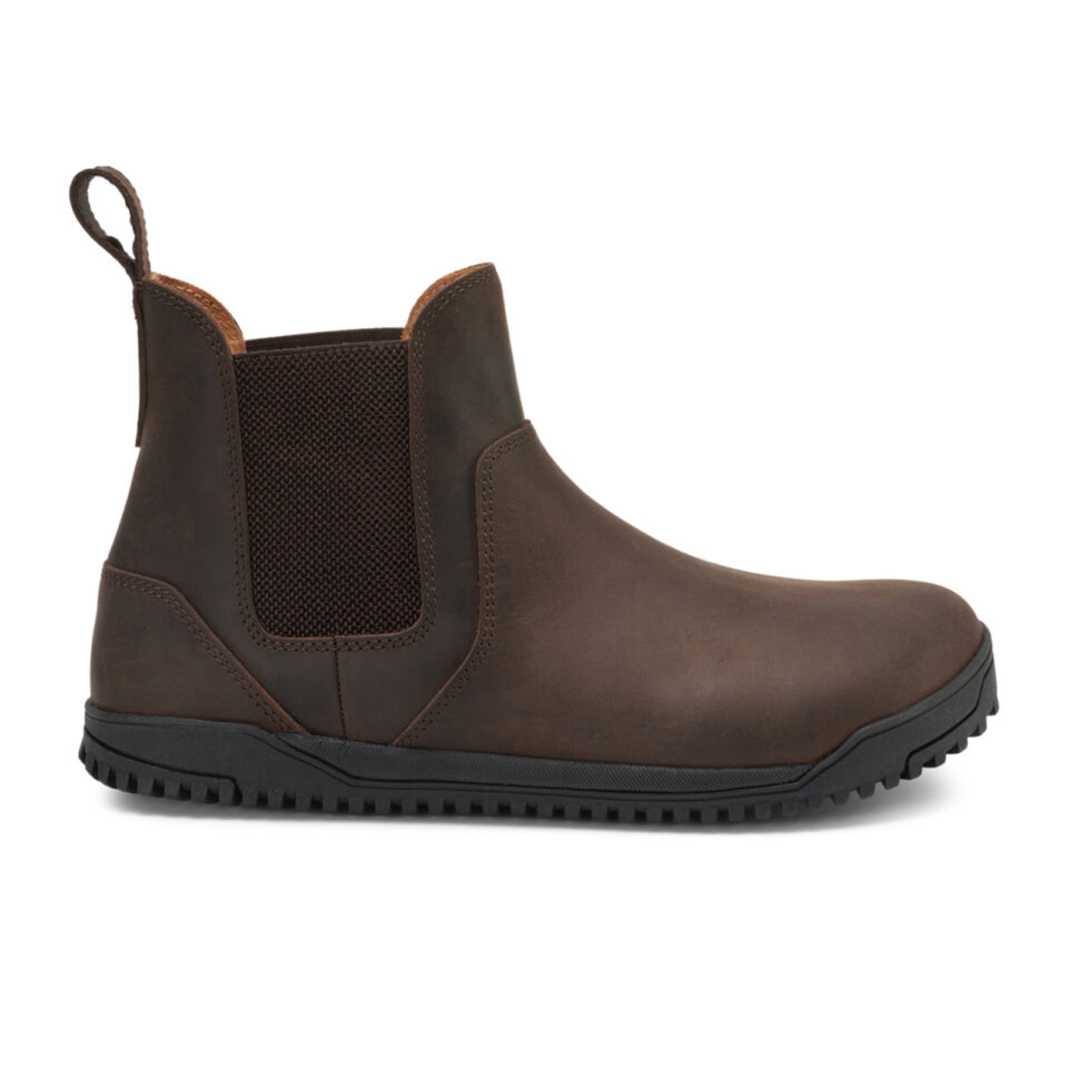 Încălțări Barefoot, Xero, Ridgeway Chelsea – Rugged and Fashionable, Dark Brown, M
