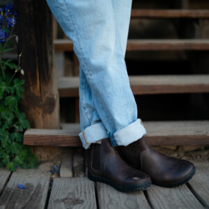 Încălțări Barefoot, Xero, Ridgeway Chelsea – Rugged and Fashionable, Dark Brown, M
