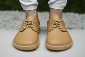 Pantof Elegant Barefoot Be Lenka, Cityscape, Salted Caramel Brown