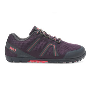 Pantofi Sport Barefoot Damă Impermeabili, Xero, Mesa Trail WP – Trail Runner, Plum Perfect / Sunset Coral, W