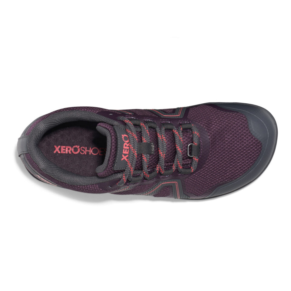 Pantofi Sport Barefoot Damă Impermeabili, Xero, Mesa Trail WP - Trail Runner, Plum Perfect Sunset Coral, W