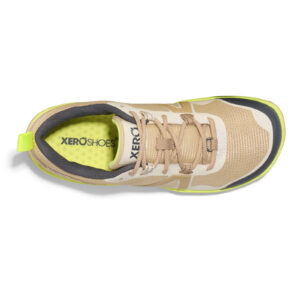Pantofi Sport Barefoot Damă, Xero, Scrambler Low EV – High Performance Trail Runner, Irish Cream / Sunny Lime, W