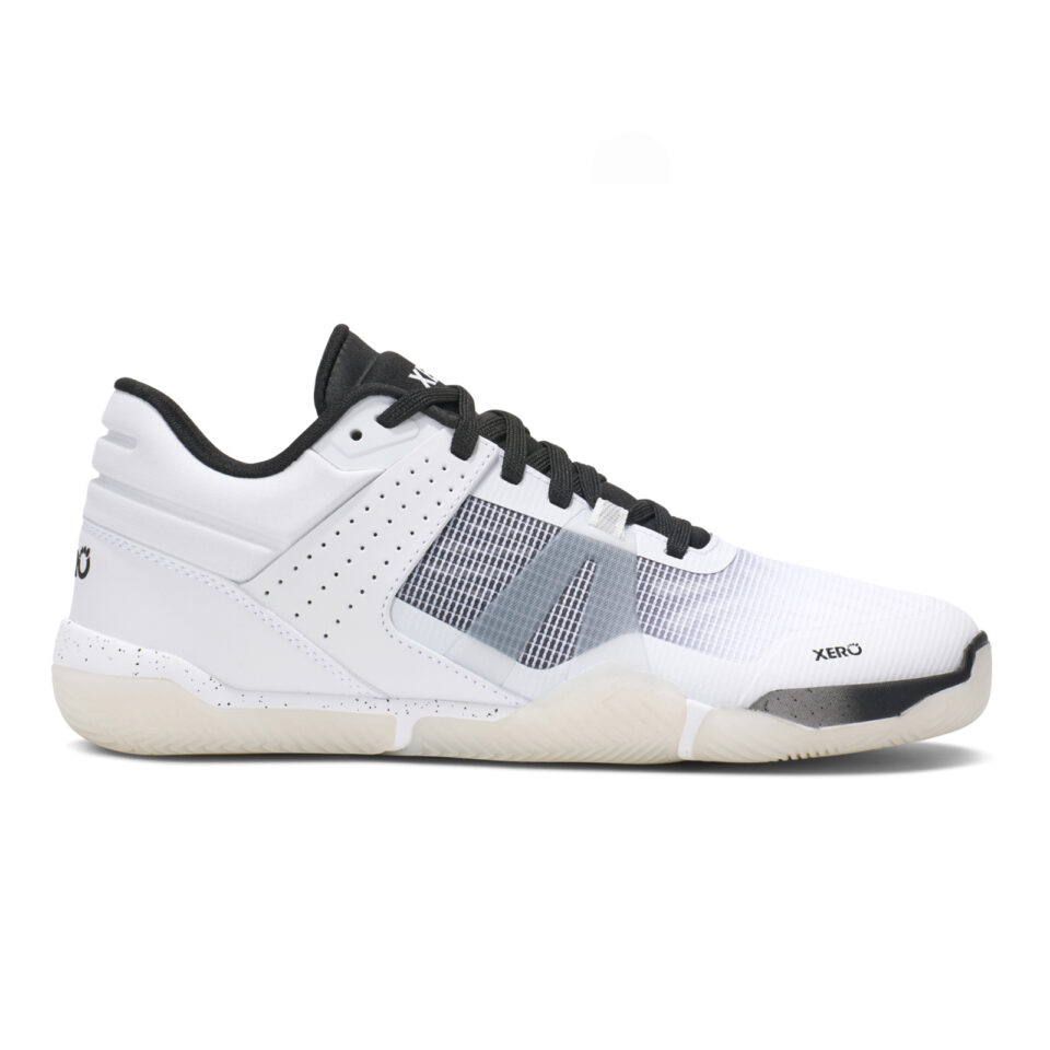 Pantofi Sport Barefoot Damă, Xero, X1 Low - Basketball Shoe, White, W