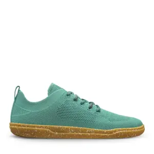 Pantofi barefoot adulti, sport, Groundies, Active Knit, culoare jade