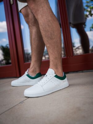 Sneakers Barefoot Be Lenka Enigma Barebarics – White & Dark Green