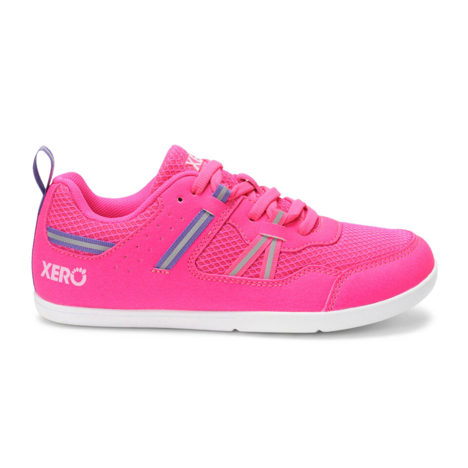 Sneakers Barefoot Copii, Xero, Prio Big Kids – Athletic Shoes for Active Kids, Pink