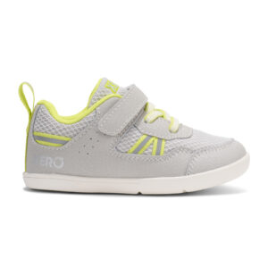 Sneakers Barefoot Copii, Xero, Prio Little Kids – Athletic Shoes for Active Kids, Lunar Rock / Sunny Lime