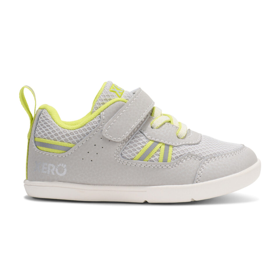 Sneakers Barefoot Copii, Xero, Prio Little Kids – Athletic Shoes for Active Kids, Lunar Rock Sunny Lime 1