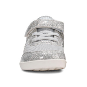 Sneakers Barefoot Copii, Xero, Prio Little Kids – Athletic Shoes for Active Kids, Silver Glitter