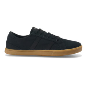 Sneakers Barefoot Bărbați, Xero, Dillon Canvas – Natural Canvas, Black / Gum, M
