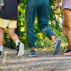 Sneakers Barefoot Damă, Xero, Wynn – Retro Nylon Sneaker, Alloy / Steel Gray, W