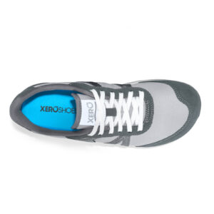 Sneakers Barefoot Damă, Xero, Wynn – Retro Nylon Sneaker, Alloy / Steel Gray, W