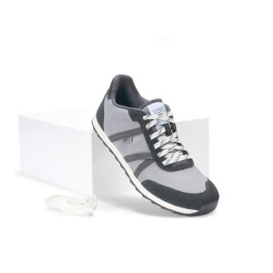 Sneakers Barefoot Damă, Xero, Wynn – Retro Nylon Sneaker, Alloy / Steel Gray, W