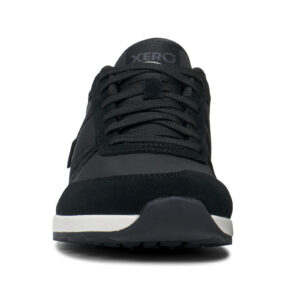 Sneakers Barefoot Damă, Xero, Wynn – Retro Nylon Sneaker, Black / White, W