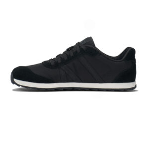 Sneakers Barefoot Damă, Xero, Wynn – Retro Nylon Sneaker, Black / White, W