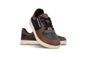 Sneakers barefoot Barebarics Wave, Black & Dark Brown
