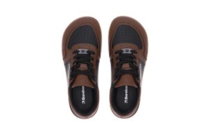 Sneakers barefoot Barebarics Wave, Black & Dark Brown