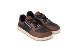 Sneakers barefoot Barebarics Wave, Black & Dark Brown