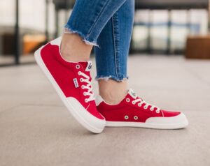 Sneakers Barefoot Be Lenka Rebound – Red & White