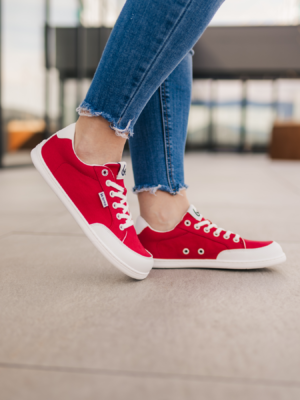 Sneakers Barefoot Be Lenka Rebound – Red & White