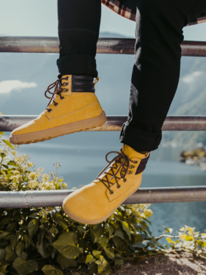 Ghete Barefoot Be Lenka Nevada Neo, culoare Mustard