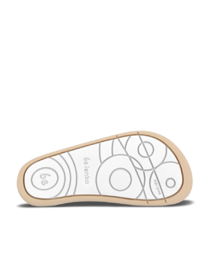 Sandale barefoot copii Be Lenka Miami Kids – Off White Sparkle