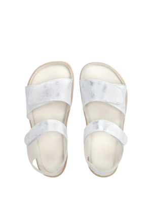 Sandale barefoot copii Be Lenka Miami Kids – Off White Sparkle
