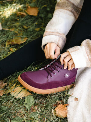 Ghete barefoot Be Lenka Elio Junior – Berry