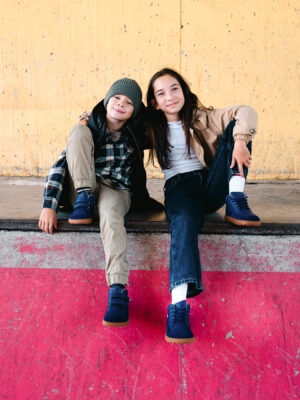 Ghete barefoot Be Lenka Elio Junior – Dark Blue