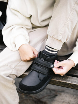 Ghete barefoot Be Lenka Elio Kids – All Black